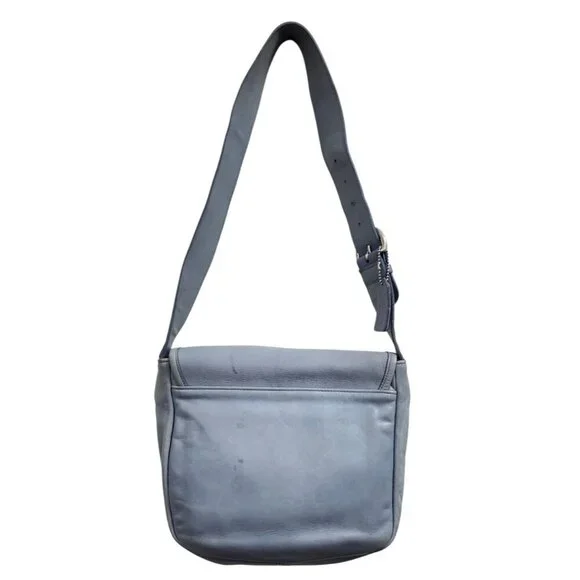 Coach Vintage - UNEVEN Color Soho Bedford Flap Bag 4164 - Periwinkle, Adjustable - Picture 6 of 16